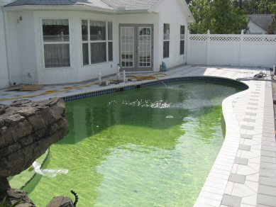 Filled pool